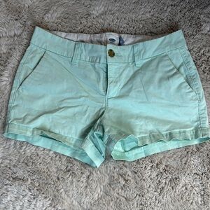 Old Navy Green High Waist Shorts